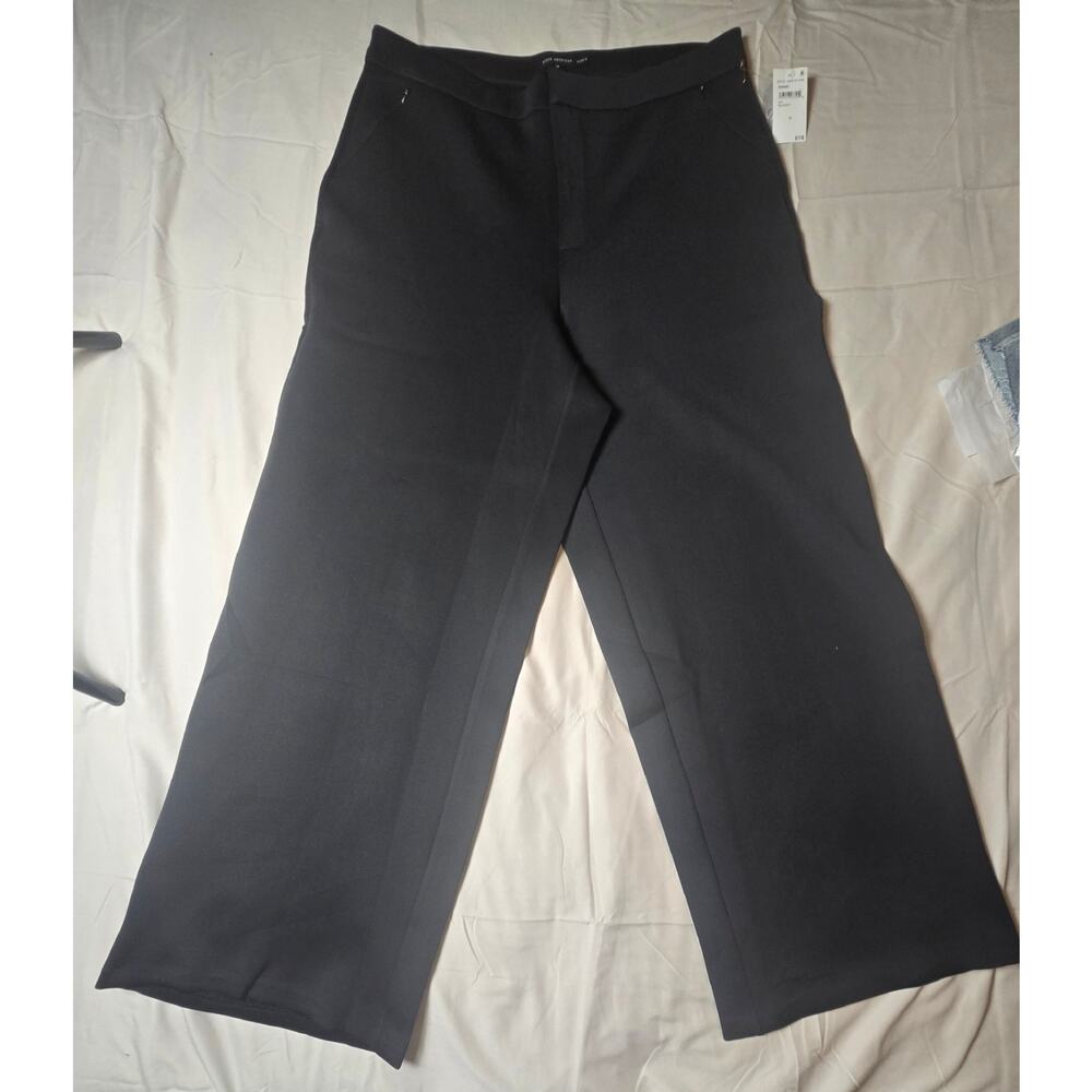 Good American Wide Leg Trousers in Black - Picture 4 of 11